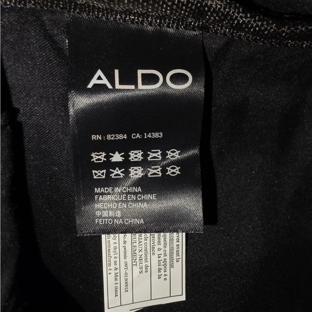 Aldo Sleek Black Backpack - Picture 12 of 15